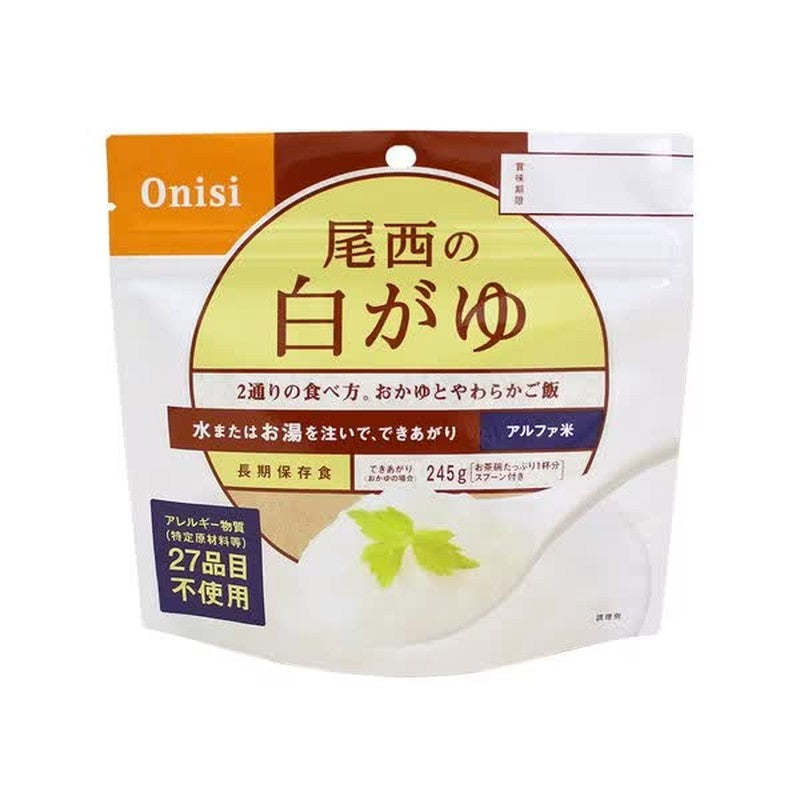 Onishi Alpha Rice White Porridge 1 serving 1 each
