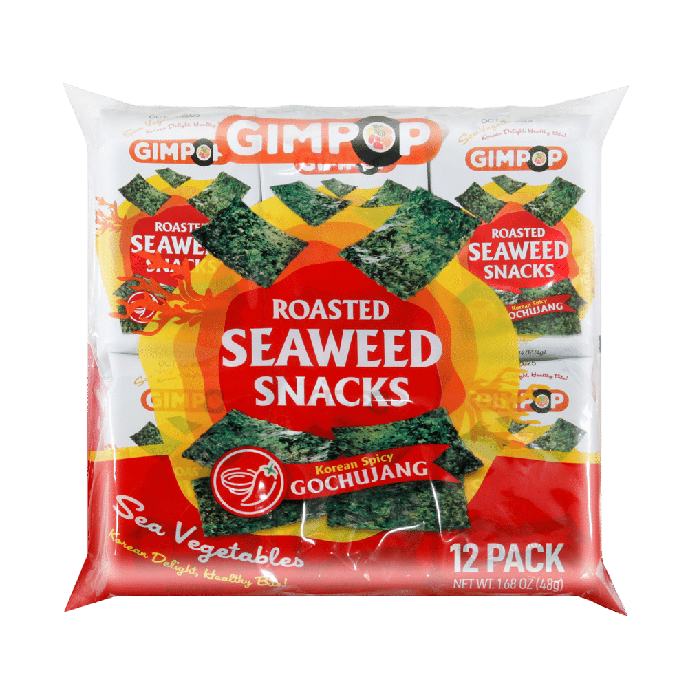 Gim Pop Gochujang Roasted Seaweed Snacks 12 Pack 1.68 oz