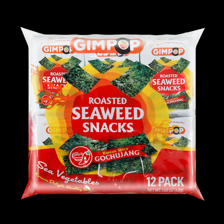 Gim Pop 韩式辣酱烤海藻零食 12 包