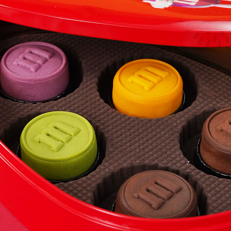 Guangzhou Restaurant MM Bean Co-branded Fun Yue Colorful Moon Cake Gift Box