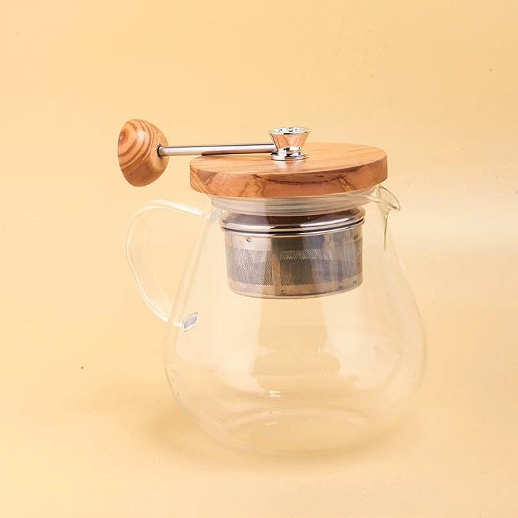 Japan Hario Olive Wood Teapot 700ml (Gift Box)
