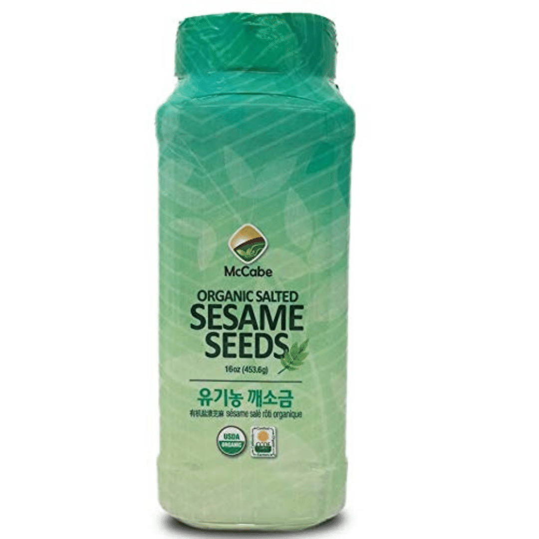 McCabe Organic Salted Sesame, 1 lb (16 oz), USDA Organic Certified, 1 lb