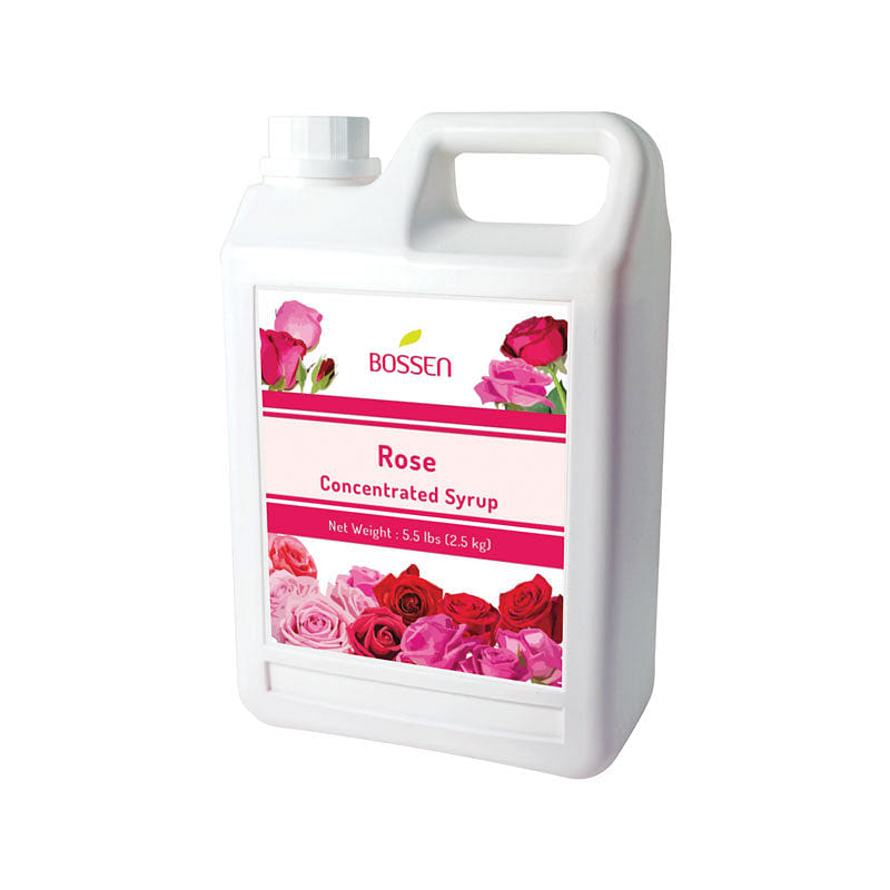 Bossen Rose Syrup 5.5 lbs Bottle 5.5 lb