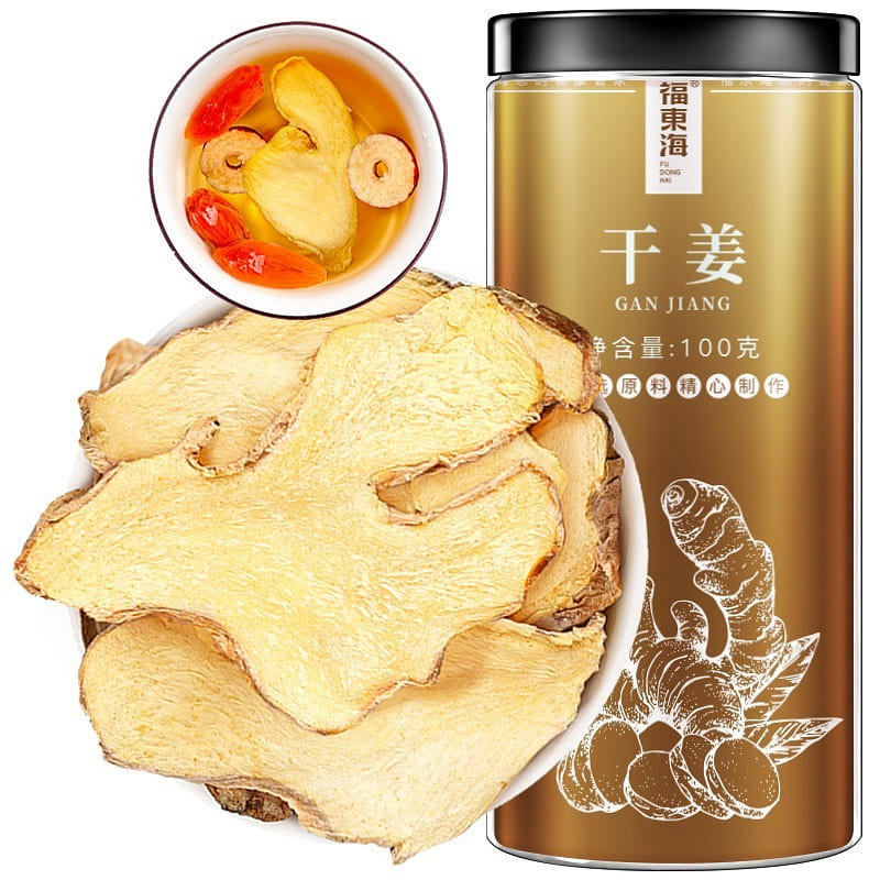福东海干姜100克/瓶四川小黄姜丝煲汤泡水 1 瓶