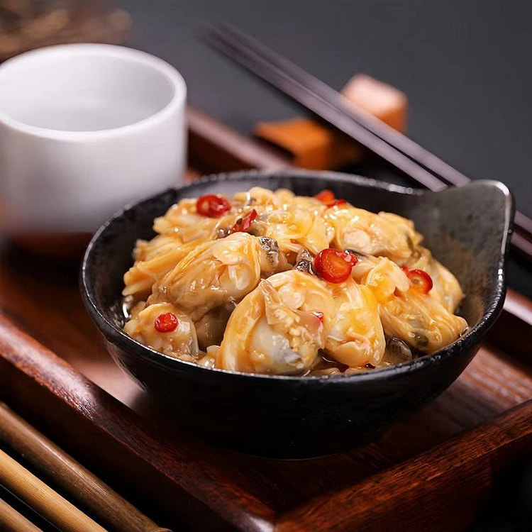 新鲜麻辣蛤蜊肉无沙香辣花甲即食罐装罐头100g*1