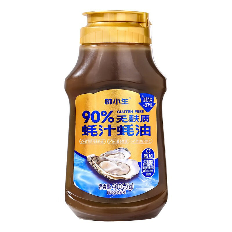 Gluten-Free Oyster Sauce – 90% Oyster Content 400 g