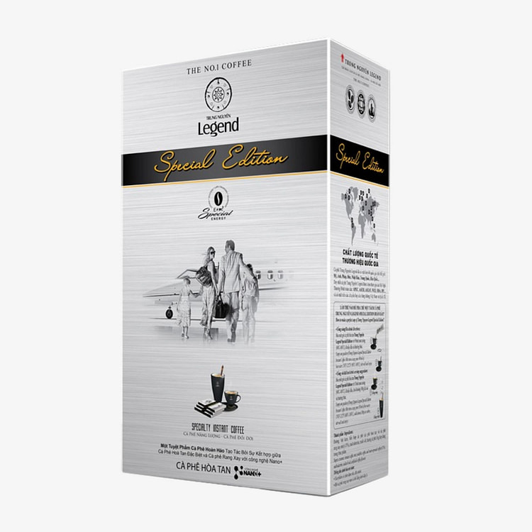 TRUNG NGUYEN LEGEND - Cà phê hòa tan đặc biệt Legend 25gx18 - 1 Count