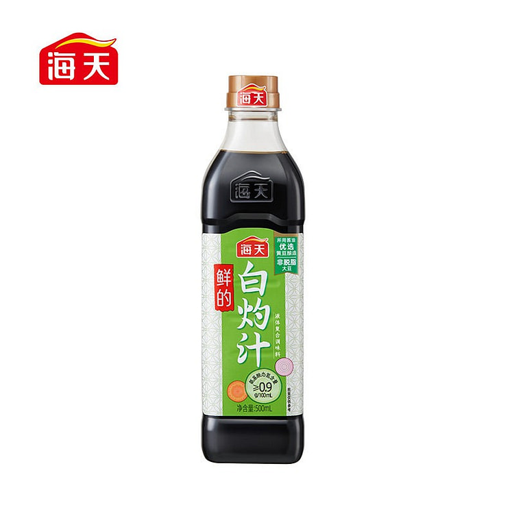 海天鲜的白灼汁点蘸调味汁500ml 500 毫升