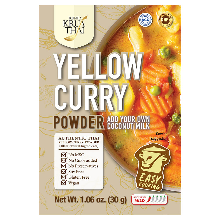 Authentic Thai Yellow Curry Powder Mild