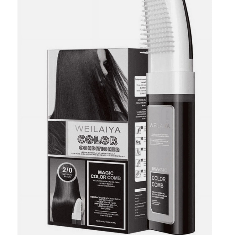 WEILAIYA 护发素 黑色 带梳子 100ml