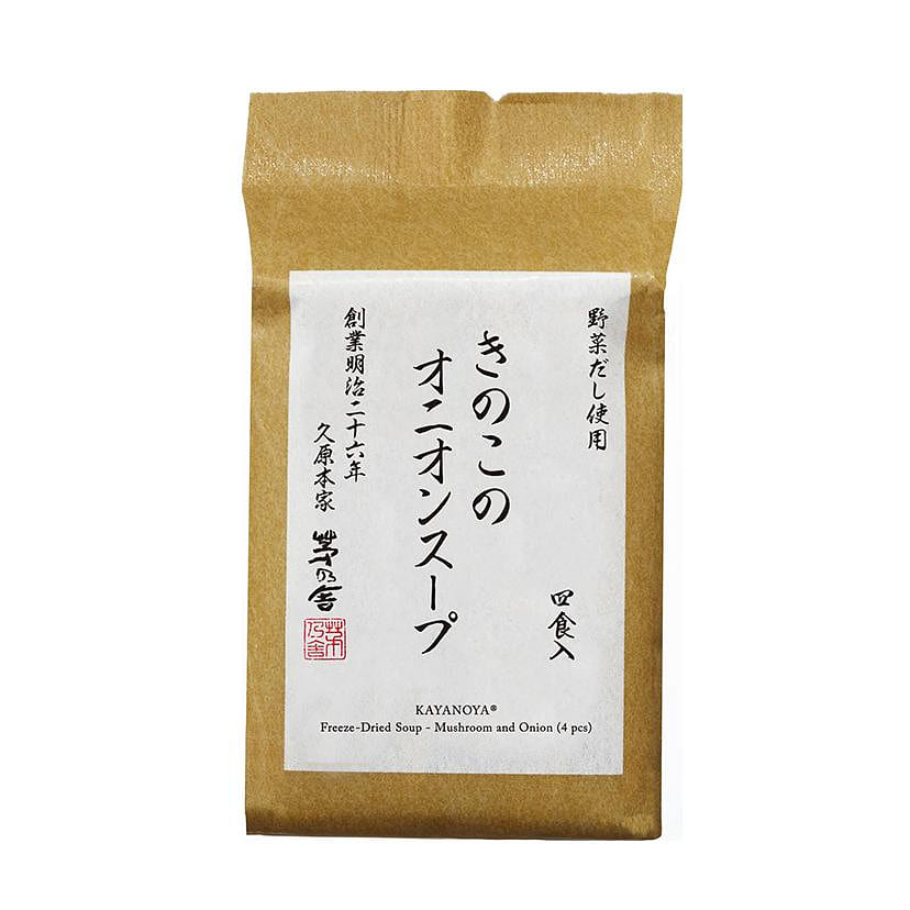 Kayanoya Mushroom Onion Freeze Dried Soup 4 pcs 1 each