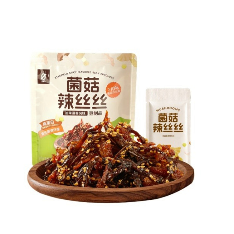 Mushroom Spicy Strips 90g * 1 bag 90 g