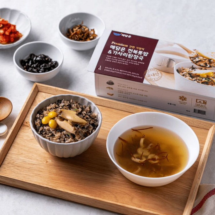 鲍鱼海茸饭 & 海藻大酱汤套餐 500 克