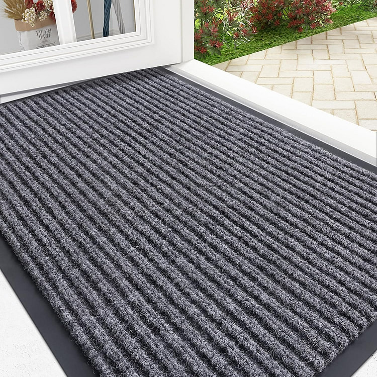 Front Door Mat Indoor Outdoor Entrance, Waterproof