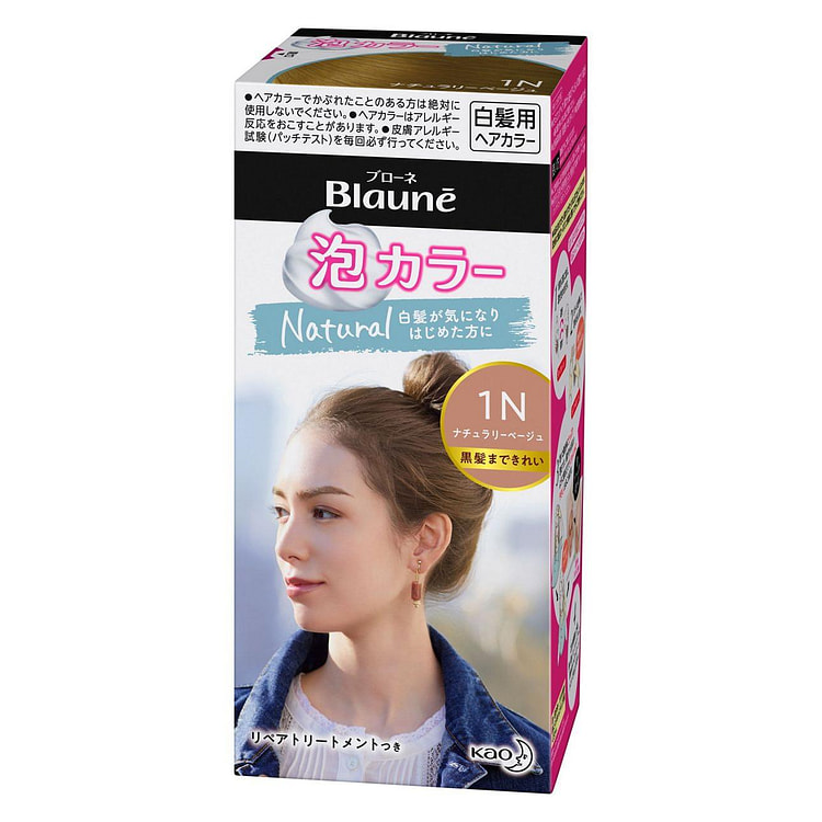 花王 纯植物泡泡染发膏 浅冷驼色108g 1 份