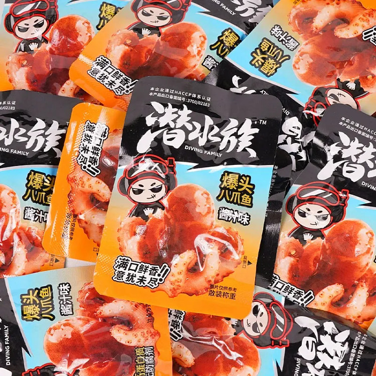 潜水族八爪鱼酱汁味15g*10袋 150 克