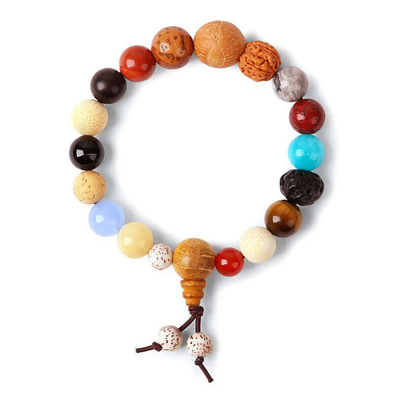 18-Seed Multi-Treasure Bracelet Bodhi Beads 1 count