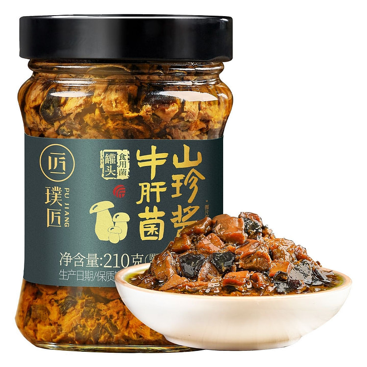 【璞匠】牛肝菌酱 拌面拌饭酱 下饭菜 即食蘑菇酱 210 克