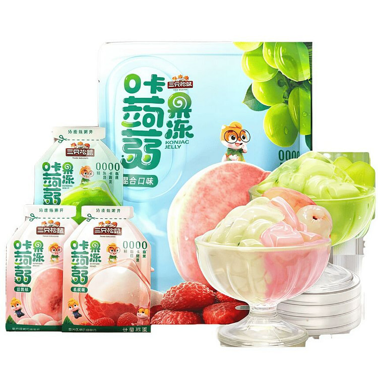 Mixed Flavor Konjac Jelly 480g*1 Bag 480 g