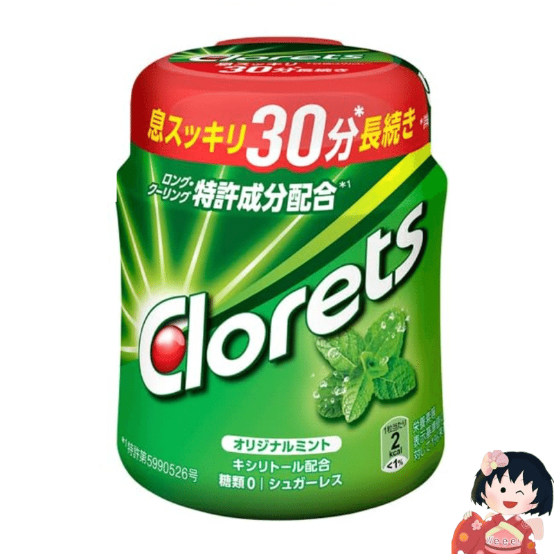 Mondelez Clorets Original Mint Bottle Gum 140g 1 本