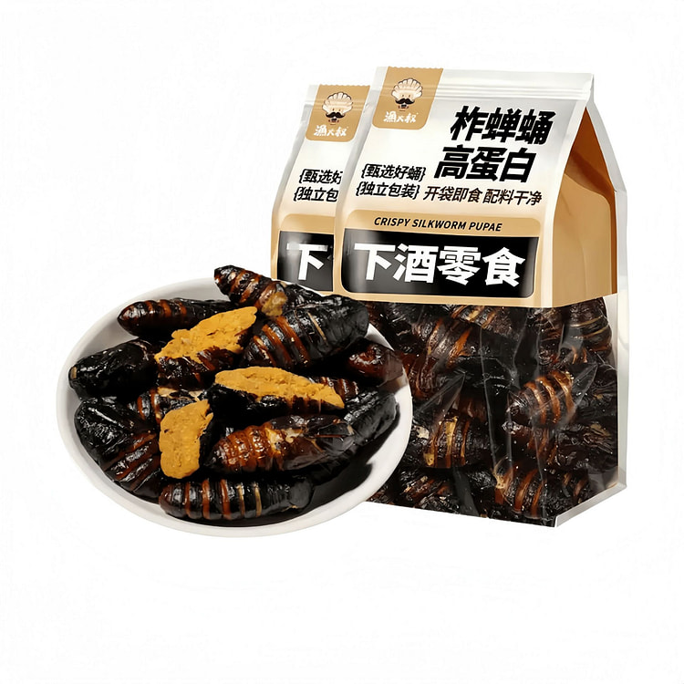 Crispy Silkworm Pupae 25g [Original Flavor] 25 g