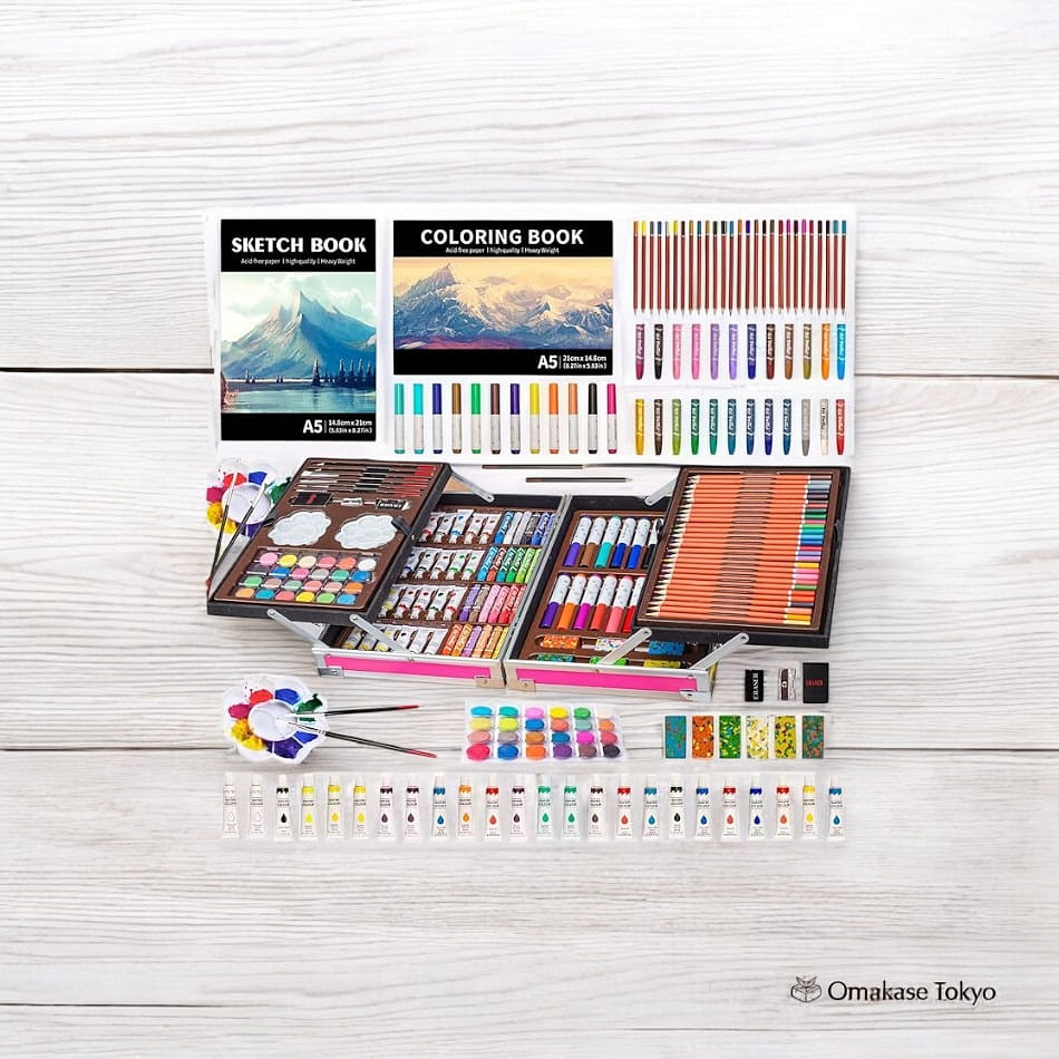 KINSPORY 139-Piece Deluxe Art & Craft Painting Set 2400 g