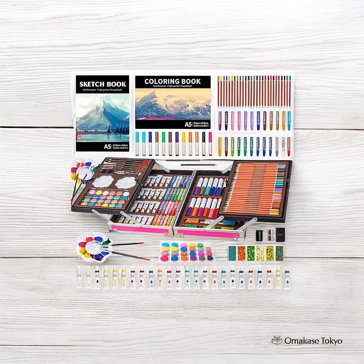 KINSPORY 139-Piece Deluxe Art & Craft Painting Set 2400 g