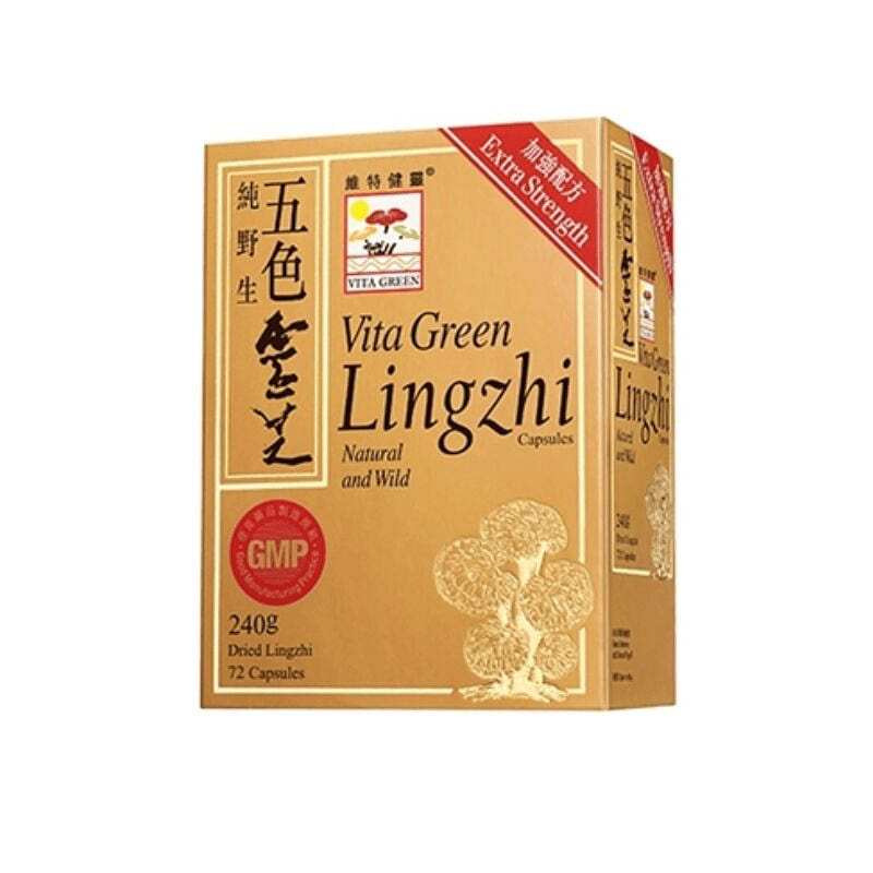 Vita Green Lingzhi 72 Capsules 1 bottle