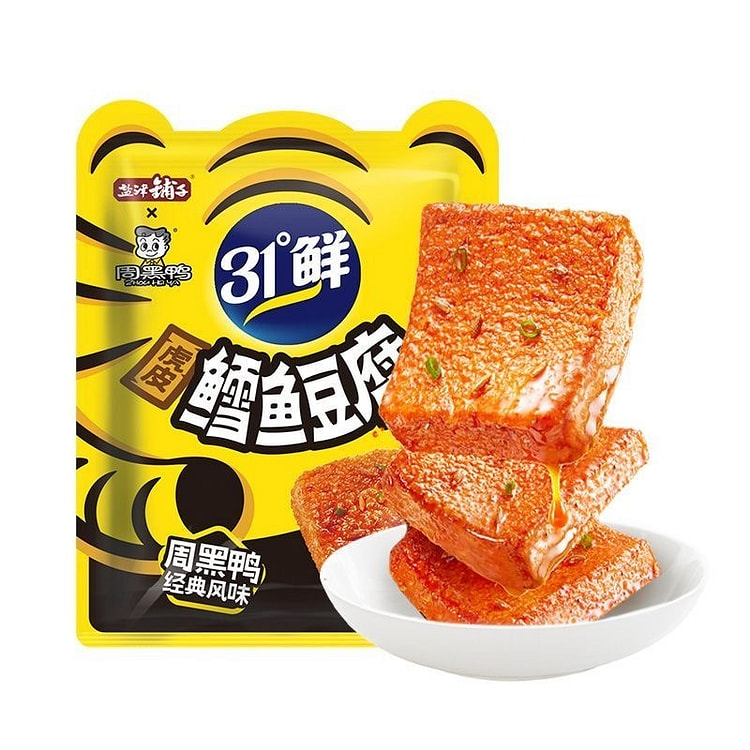 盐津铺子周黑鸭虎皮鳕鱼豆腐 180g