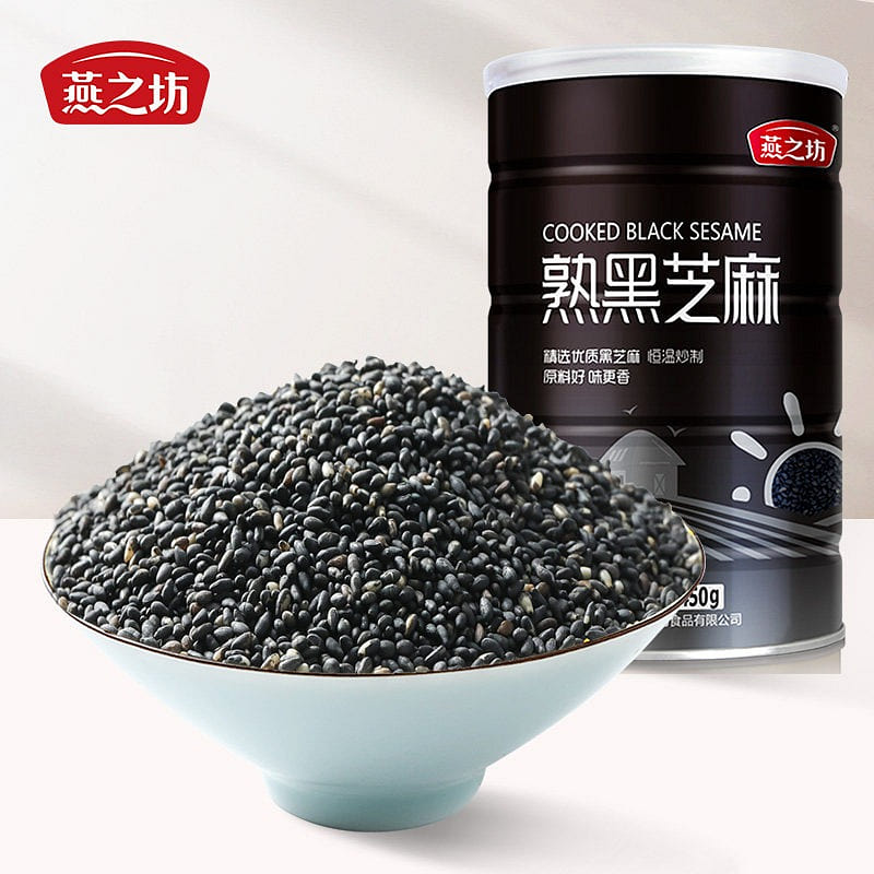 Yanzhifang Roasted Black Sesame 450 g