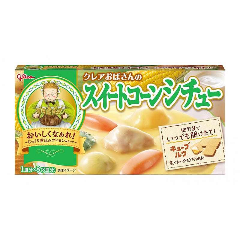 格力高 Glico 浓汤炖菜料 8个 玉米甜汤味 1 份