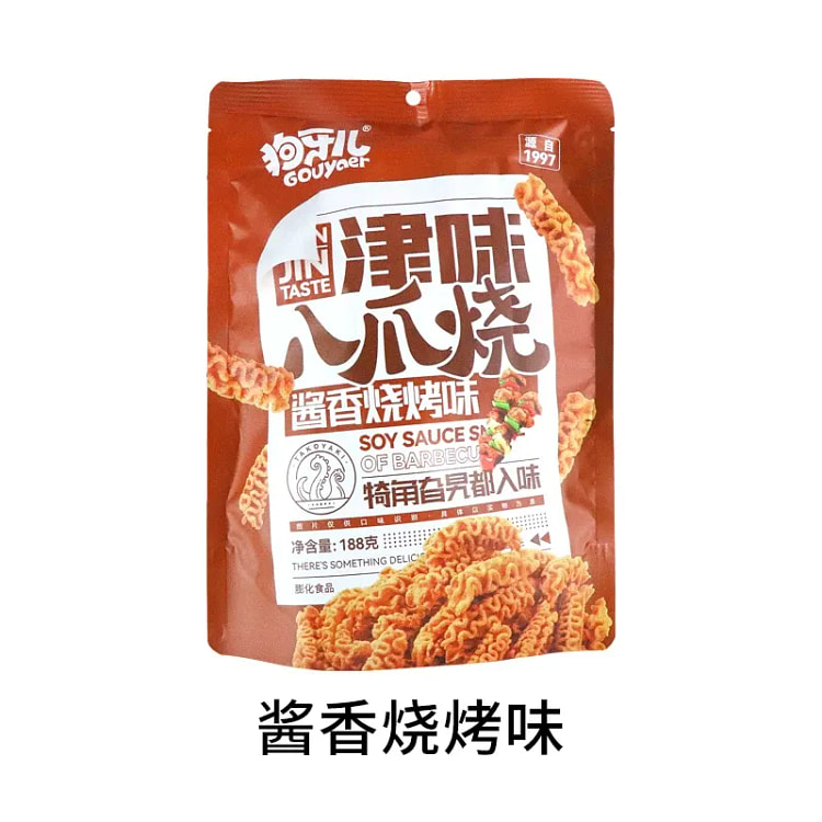 狗牙儿烧烤味八爪烧188g 188 克