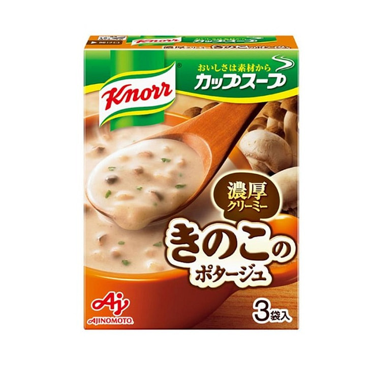 味之素 即食浓汤 奶油蘑菇浓汤 3袋装