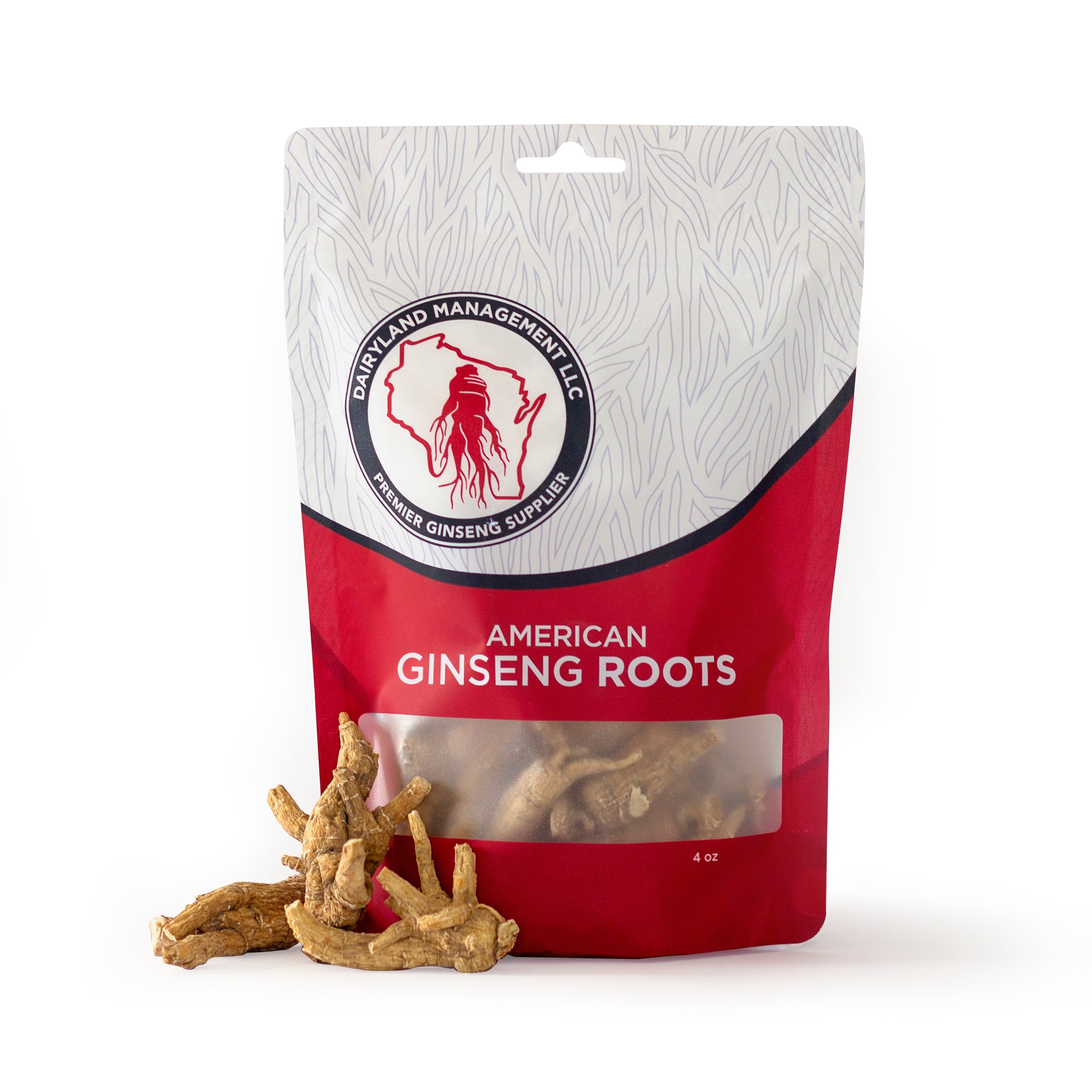 Premium American Ginseng Roots 4 oz- Potent and Pure for Optimal Health 1 each