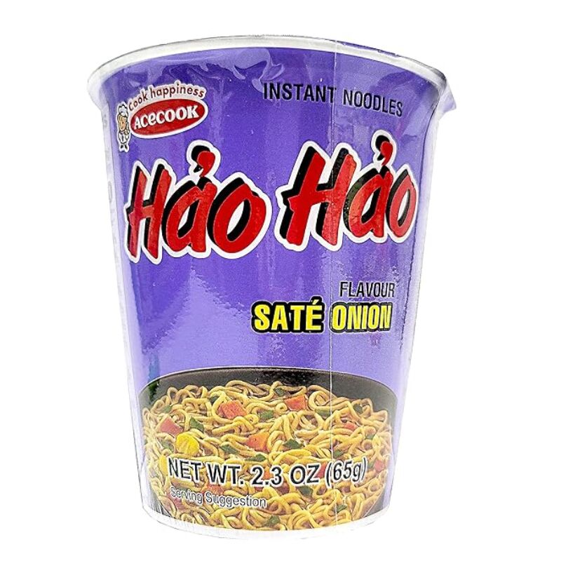 Hao Hao Instant Noodle Cups Sate Onion Flavor 65 g