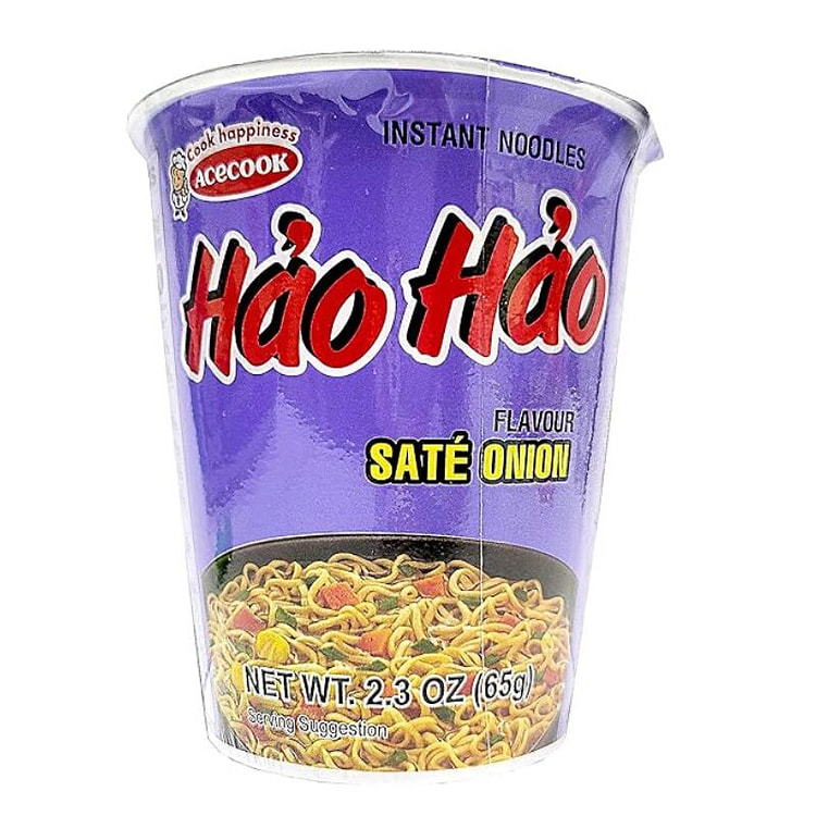 Hao Hao Instant Noodle Cups Sate Onion Flavor (min 2)
