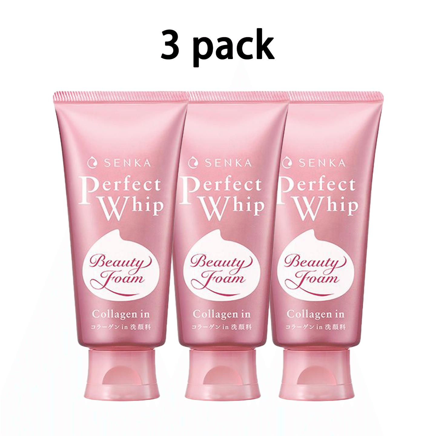Shiseido Senka Collagen Face Wash (Pack of 3) 1 count