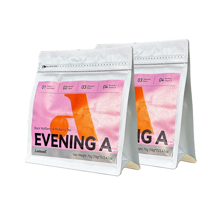 晚 A 茶 2 包不含咖啡因的草本茶