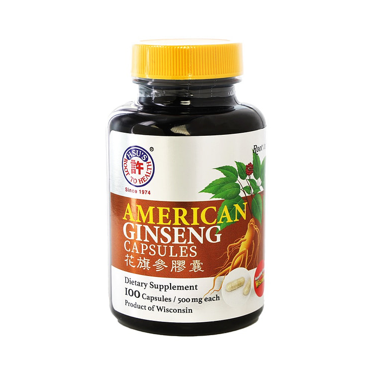 HSUS'S American Ginseng Capsule 100ct