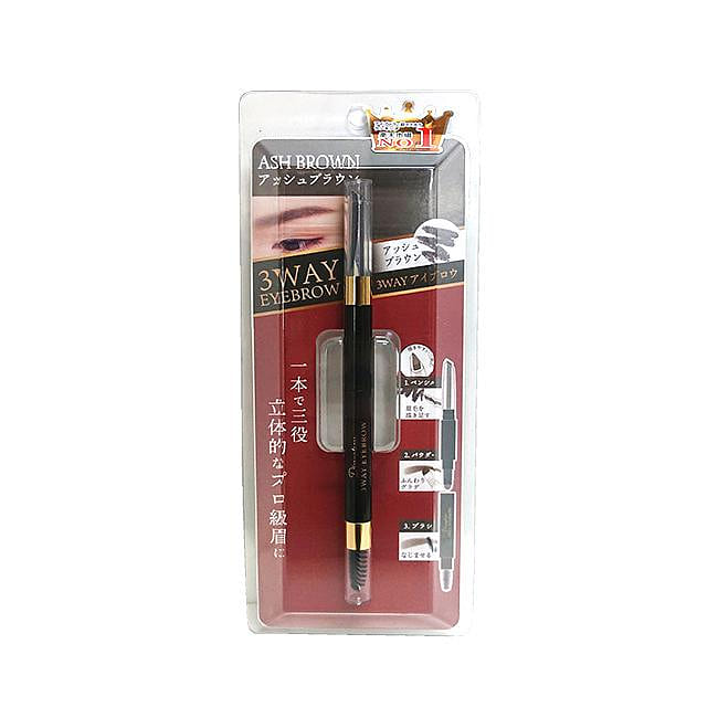 3WAY Eyebrow ash brown 1 count