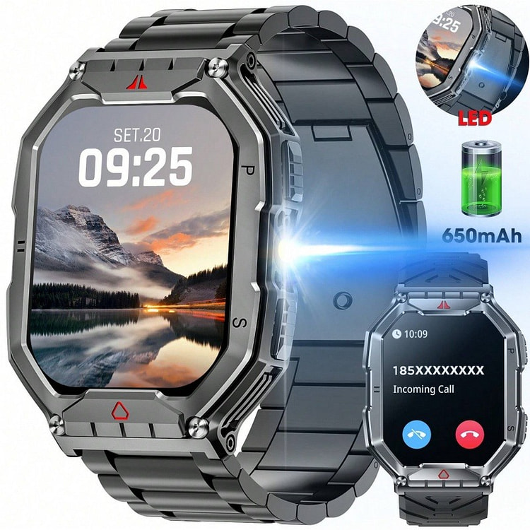 compass flashlight illumination smartwatch