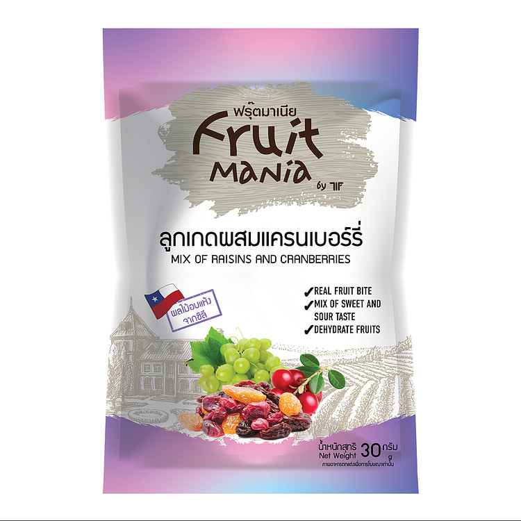 泰国Fruit mania 葡萄干和蔓越莓