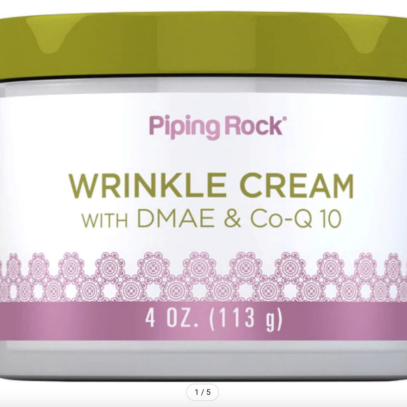 Wrinkle Cream with DMAE & Co-Q-10 4 oz (113 g) Jar 1 bottle