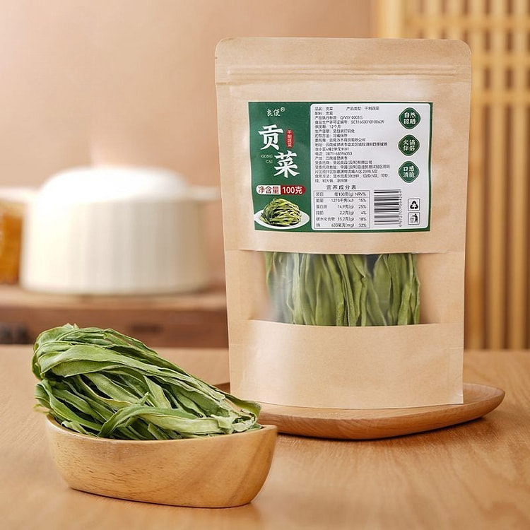 新鲜贡菜干，脱水蔬菜干贡菜100g/1袋