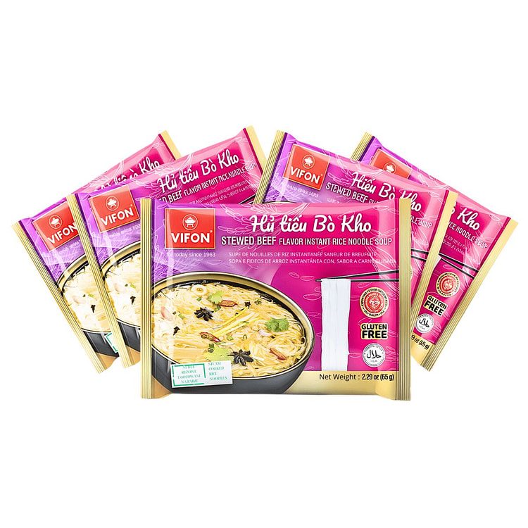 [VIFON] 焖牛肉面 2.29 盎司*5 包