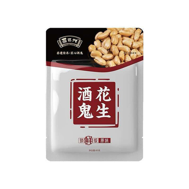 百世兴原味酒鬼花生65g*3袋小吃下酒菜休闲零食 195 克
