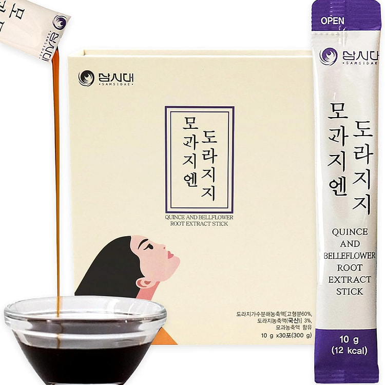 韩国桔梗根提取物，梨和榛果（10克 X 30袋装）