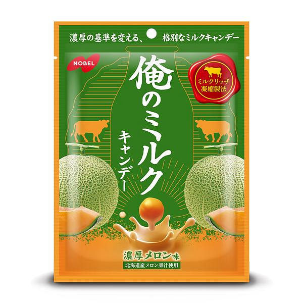 Nobel Rich Melon Milk Candy 80g 1 pack