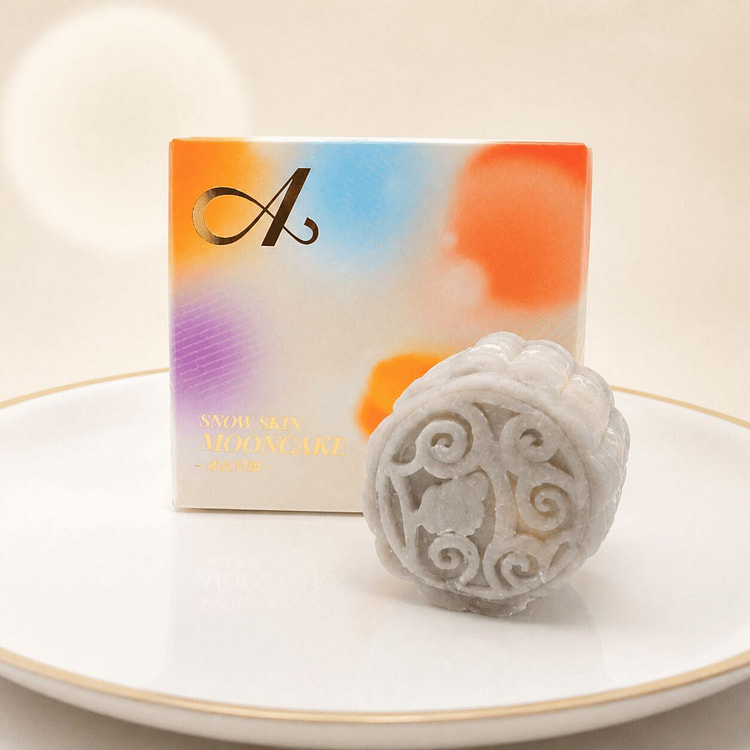 Black Sesame Snow Skin Mooncake