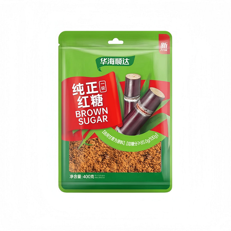 华海顺达 纯正红糖高温熬制散装送女生400g*1袋 400 克